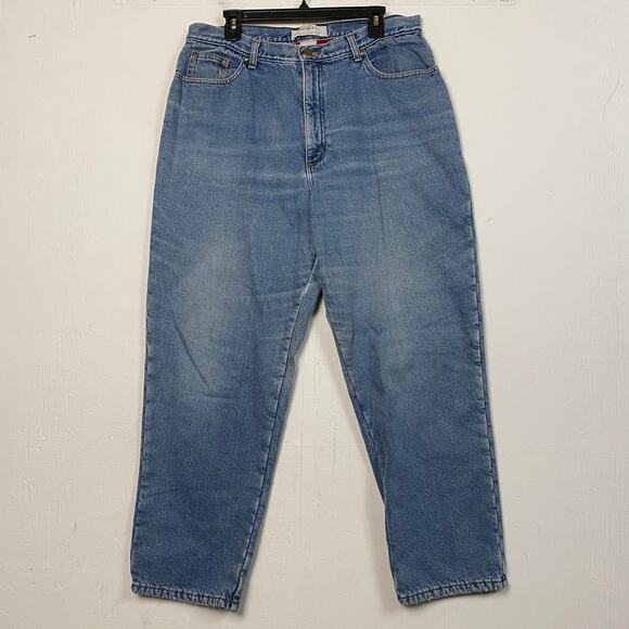 L.L. Bean Double L Flannel Lined Relaxed Fit Jeans - Picture 1 of 6